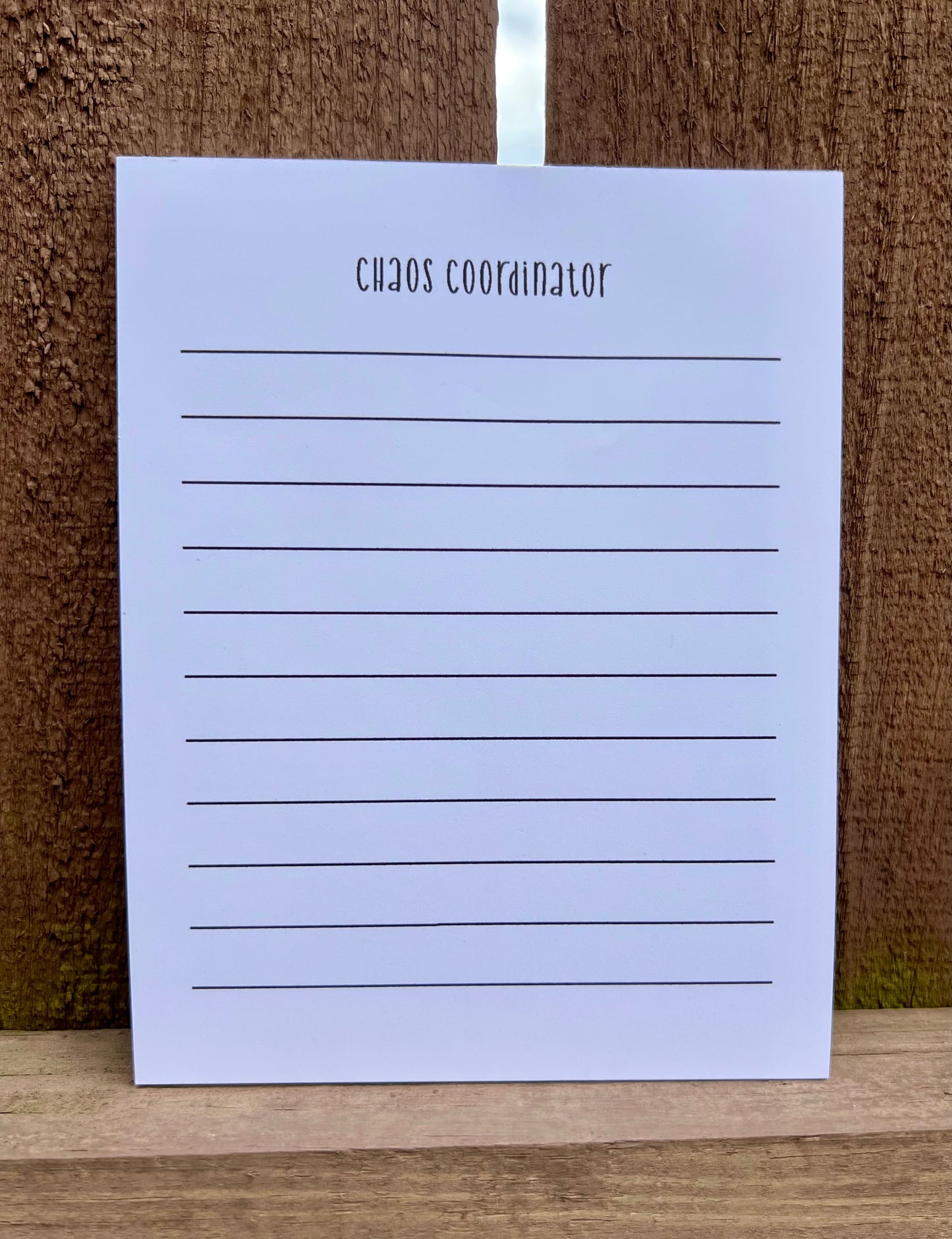 Notepad Chaos Coordinator