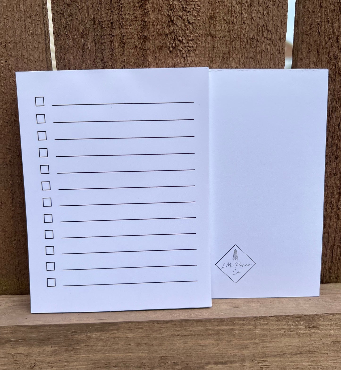 Notepad Checklist