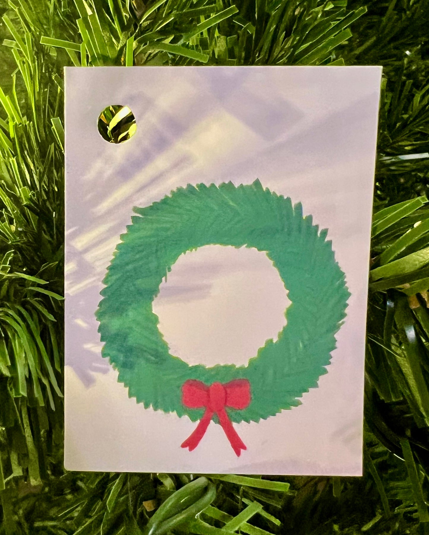 Wreath Gift Tag