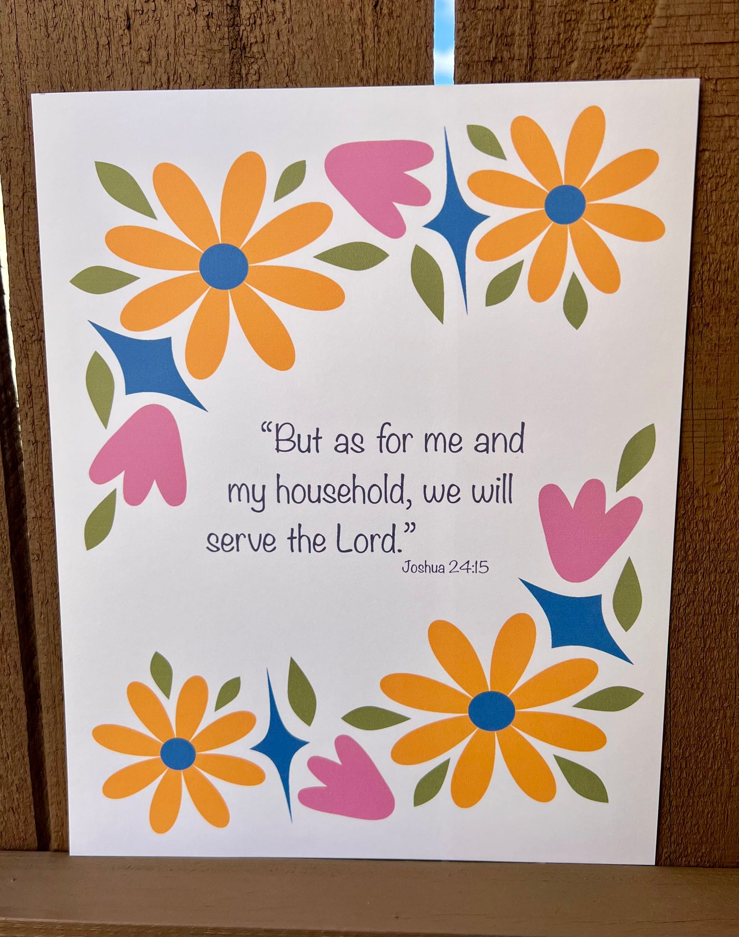 "But as for me.." Print