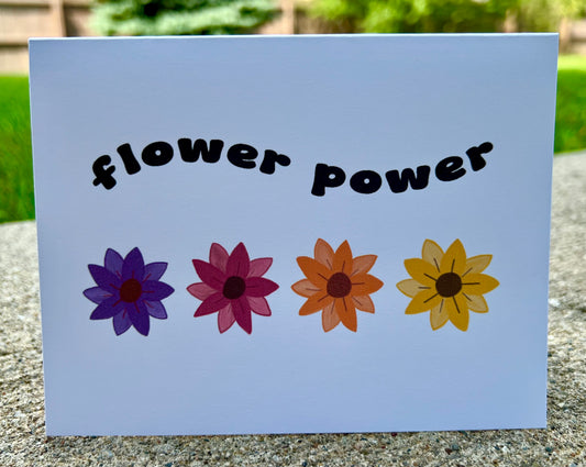 Flower Power Card