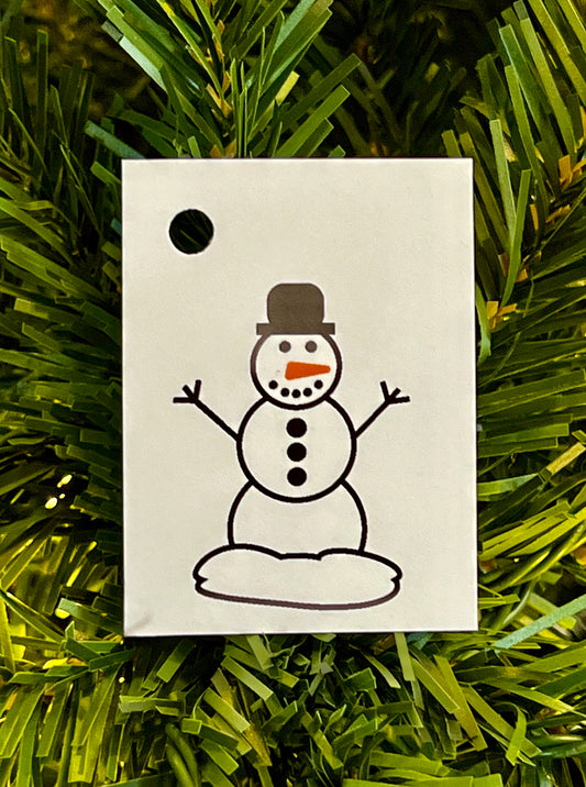 Gift Tag-Snowman