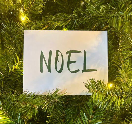 Green Noel Card