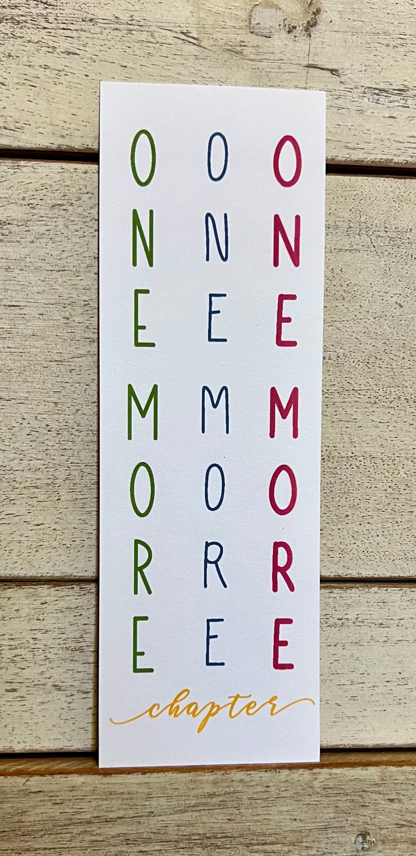 One more, One more, One more Chapter Bookmark