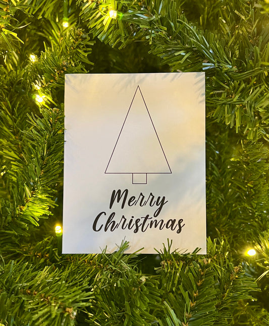 Sleek Christmas Tree Card