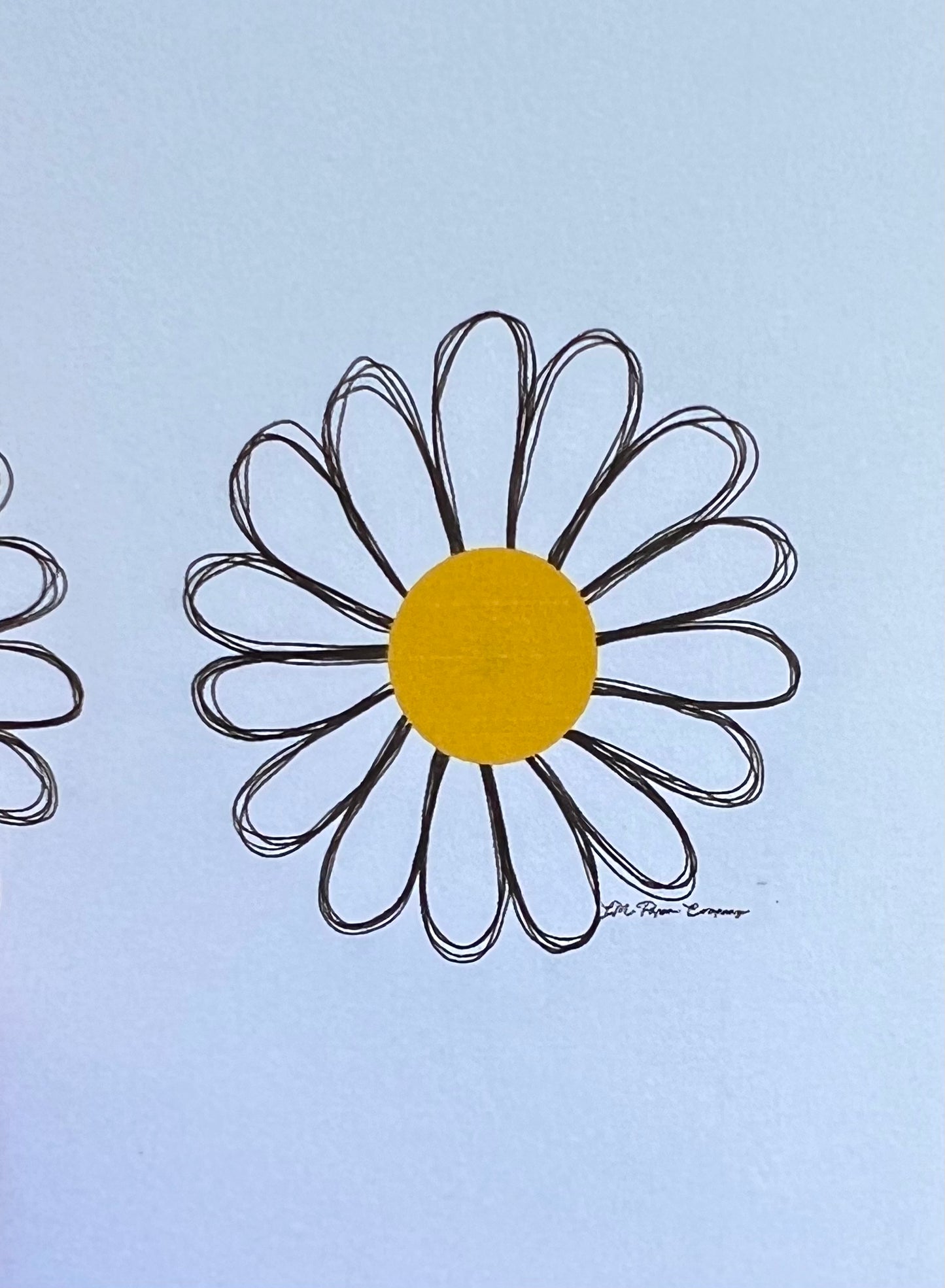 Triple Daisy Print