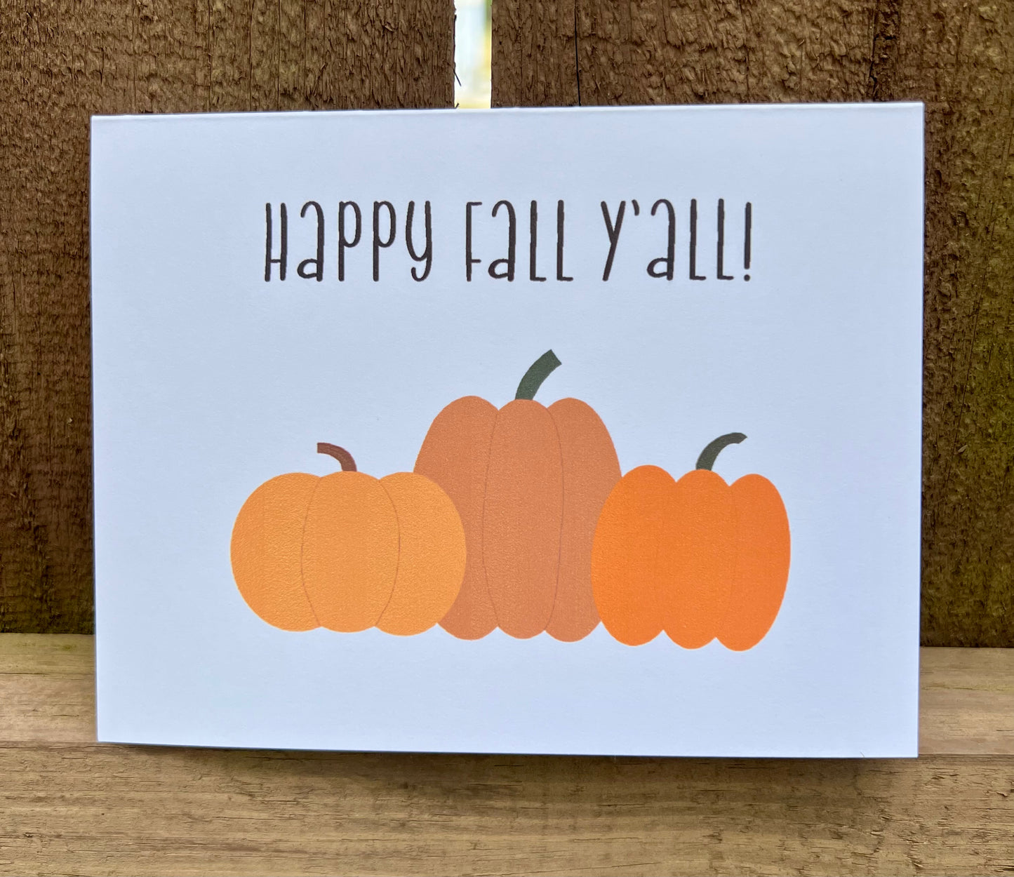 Happy Fall Y'all! Card