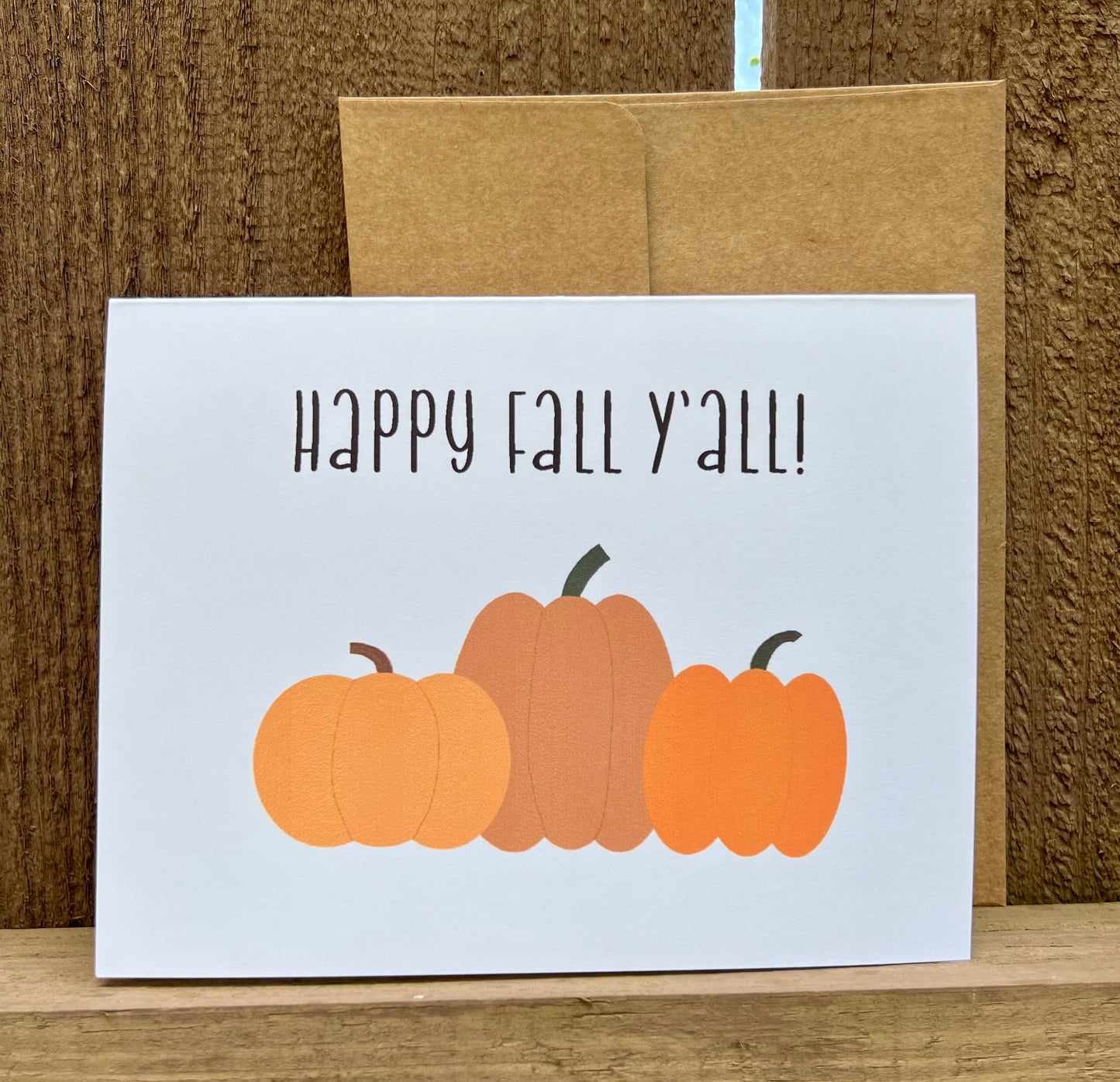 Happy Fall Y'all! Card
