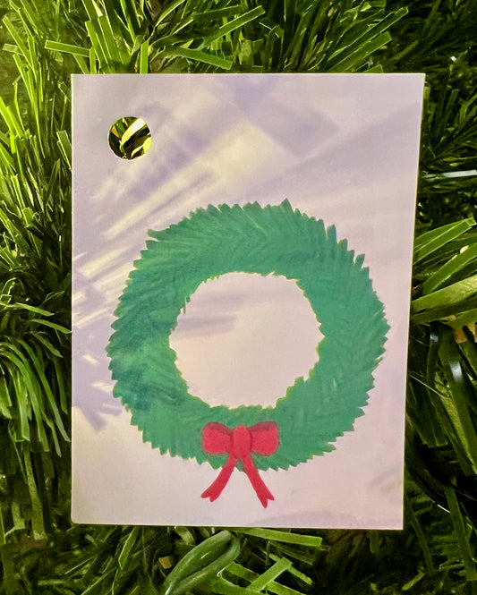 Wreath Gift Tag