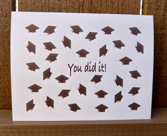 Graduation, You Did It, Hat Toss