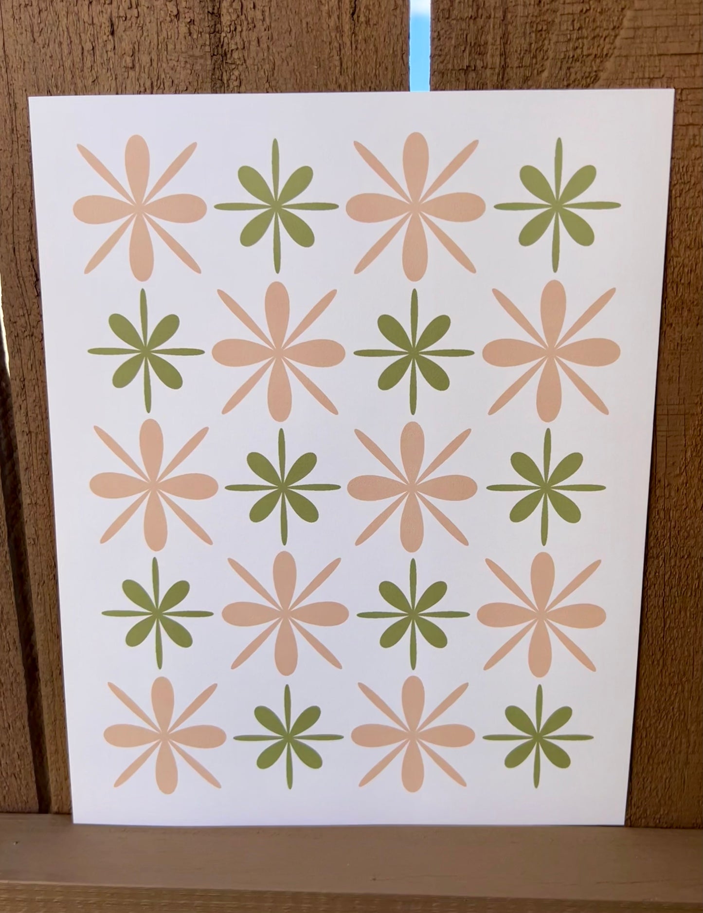 Geometric Spanish Tile Print