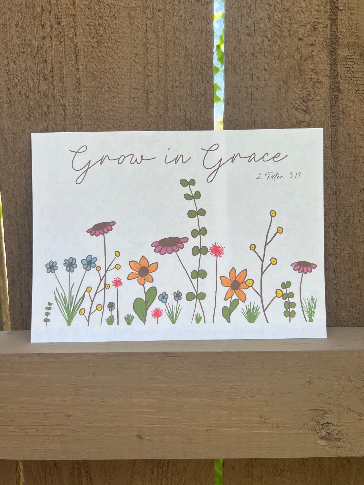 Grow in Grace Print